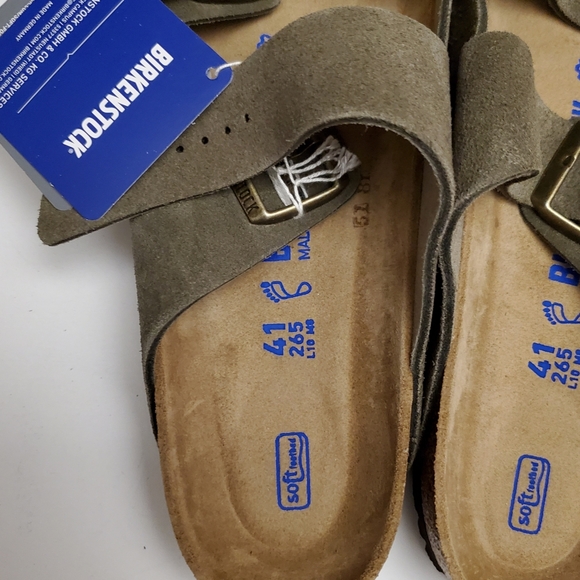 New Birkenstock Arizona Forest Green Sandals - Picture 3 of 6